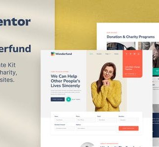 Wonderfund – Fundraising & Charity Elementor Template Kit
