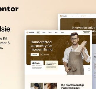 Woodsie – Carpenter & Craftsman Elementor Template Kit