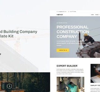 Worker - Construction & Building Company Elementor Template Kit