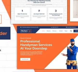 WorkersJet - Handyman & Repair Service Elementor Template Kit