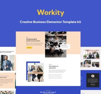 Workity- Creative Business Elementor Template kit