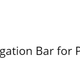 Navigation Bar for PWA