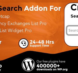 Cryptocurrency Search Addon