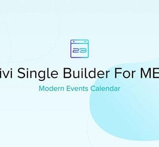 Divi Single Builder for MEC