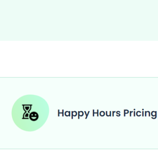 BookingPress - Happy Hours Pricing Addon