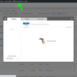 Barcode Scanner with Inventory & Order Manager - (business)