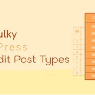 WPBulky - WordPress Bulk Edit Post Types Premium