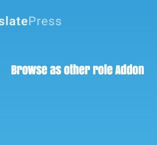 TranslatePress - Browse as other role Add-on