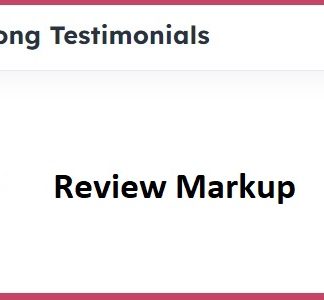 Strong Testimonials Review Markup