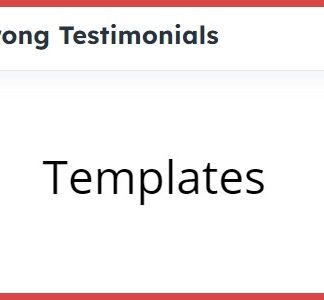 Strong Testimonials Pro Templates