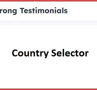 Strong Testimonials Country Selector