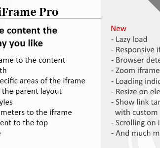 Advanced iFrame Pro