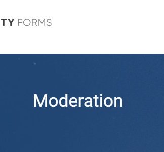 Gravity Forms Moderation Add-On