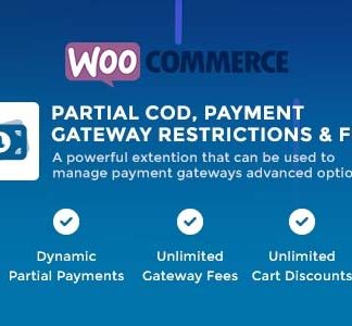 PCOD – Partial COD, Payment Gateway Restrictions & Fees (Premium Add-On) | for WooCommerce