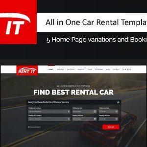 Rentit - Car / Bike / Vehicle Rental Wordpress Theme