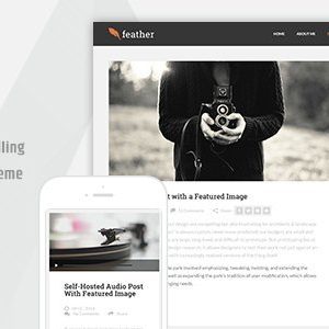 Feather - Clean Flat Responsive Wordpress Blog Theme