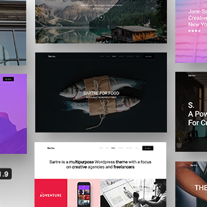 Sartre - Responsive Multipurpose Wordpress Theme For Creatives