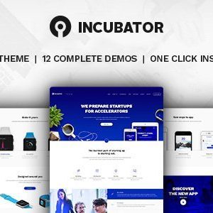 Incubator - Wordpress Startup Business Theme