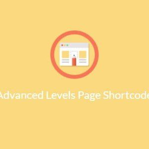 Paid Memberships Pro – Advanced Levels Page Shortcode