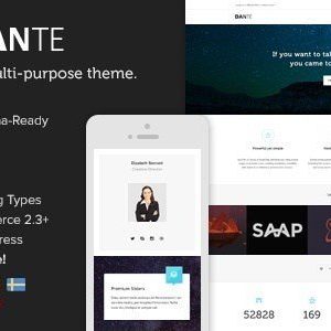 Dante – Responsive Multi-Purpose Wordpress Theme