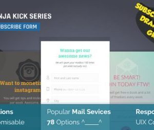 Ninja Kick: Subscription Wordpress Plugin