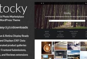Stocky A Stock Photography Marketplace Theme