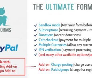 Super Forms Paypal Add-On