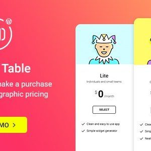 Wordpress Pricing Table Plugin