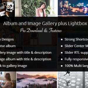 Album and Image Gallery Plus Lightbox Pro