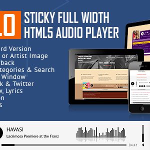 Apollo - Sticky Full Width HTML5 Audio Player