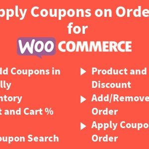 Apply Coupon on Order for WooCommerce