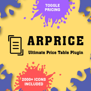 Arprice – Wordpress Pricing Table