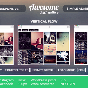 Awesome Gallery – Instagram Flickr Facebook Galleries On Your Site