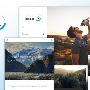 Light & Bold - Speed-Focused WordPress Theme