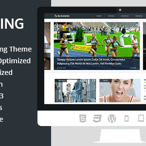 Blogging – Beautiful & Responsive Blogging Wordpress Theme