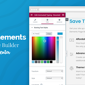 Boosted Elements - WordPress Page Builder Add-on for Elementor