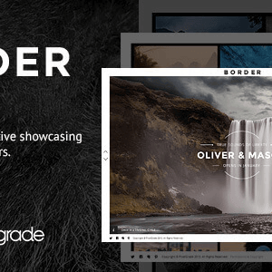 Border – A Delightful Photography Wordpress Theme