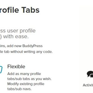 BuddyPress User Profile Tabs Creator Pro