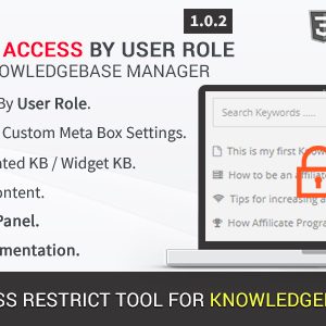 Restrict KB Access by User Role - Knowledgebase Addon