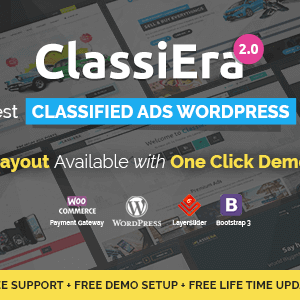 Classiera – Classified Ads Wordpress Theme