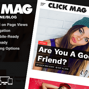Click Mag – Viral Wordpress News Magazine Blog Theme