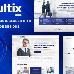 Consultix Consulting - Business Consulting WordPress Theme