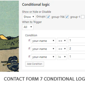 Contact Form 7 Conditional logic