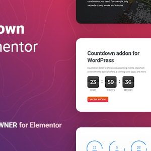 Countdowner for Elementor