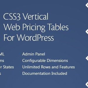 CSS3 Vertical Web Pricing Tables