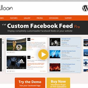 Custom Facebook Feed Pro - Carousel