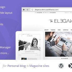 Elegance – A Flawlessly Minimalist Blogging Theme