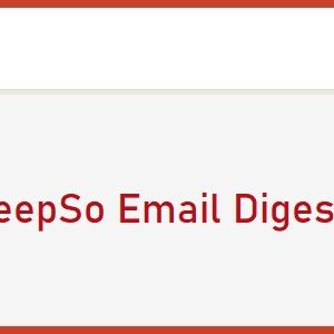 PeepSo Core: Email Digest