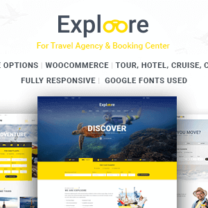 Exploore – Travel Exploration Booking Wordpress Theme