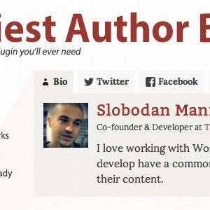 Fanciest Author Box